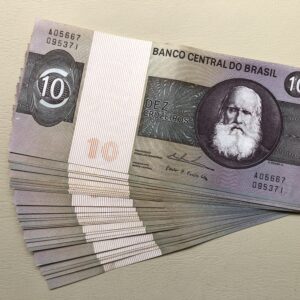 Brasil 10 Cruzeiros 1974 AU P193b profeta Daniel