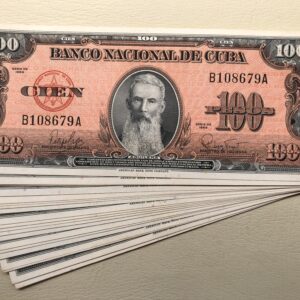 Cuba 100 pesos 1959 UNC- P93a Aguilera