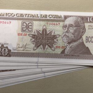 Cuba 10 pesos 2019 revolución cubana UNC P117u