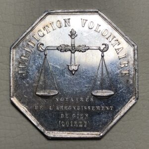 Francia, medalla institucional 1848. Plata 31 mm.
